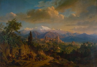 格拉纳达，1886年，布面油画 作者 埃德蒙·沃迪克（Edmund Wodick）